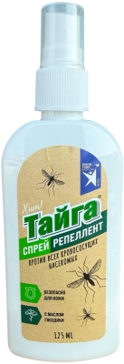 Спрей "Тайга" от комаров ИН-144 125 мл /28