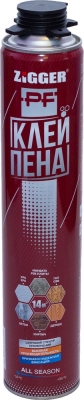 Клей монтажный KimTec "ZIGGER PF" клей-пена 750мл /12