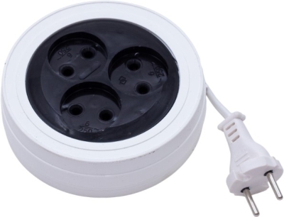 Удлинитель РУЛЕТКА ЭКОНОМ Р16-008  6А 3 гн ШВВП 2*0,75 (5м) /40