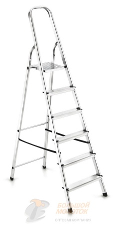 Стремянка алюминиевая 6 ступенчатая Уфук