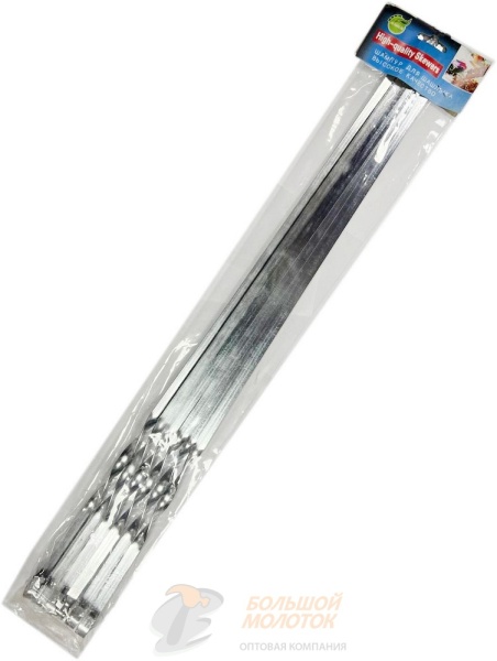 Набор шампуров 6 штук 1*60 см 1,4 мм /50