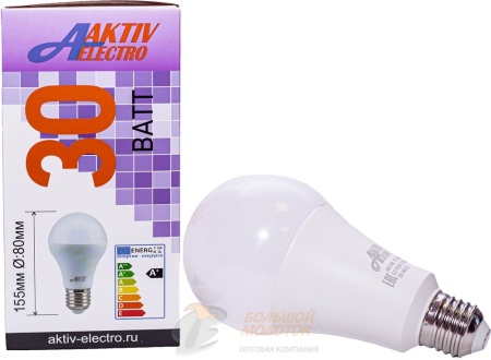 Лампа светодиодная LED-A80 AE 30 Вт 220-240В Е27 2800Лм 6500K /50