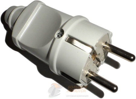 Вилка евро прямая EL-BI 16А /20 /500 шт