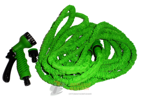 Чудо шланг поливочный 3Х с распылителем  7,5-22,5 метров /40-45-50 шт