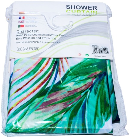 Шторы в ванну 180*180см CYF-4 /72