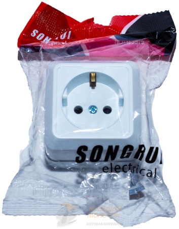 Розетка 1 ОП З.К. с керам. осн. 1028 /10 /200