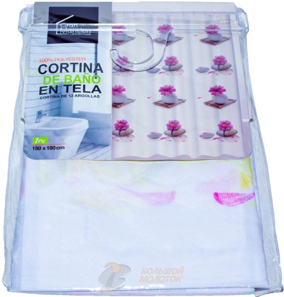 Шторы в ванну 180*180см CYF-4 /72