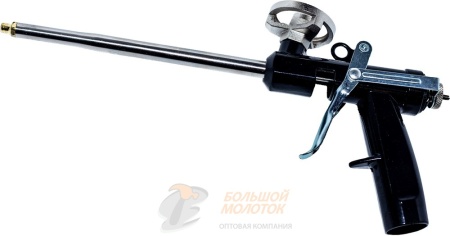 Пистолет для монт.пены железный ЧЁРНЫЙ /2 /40