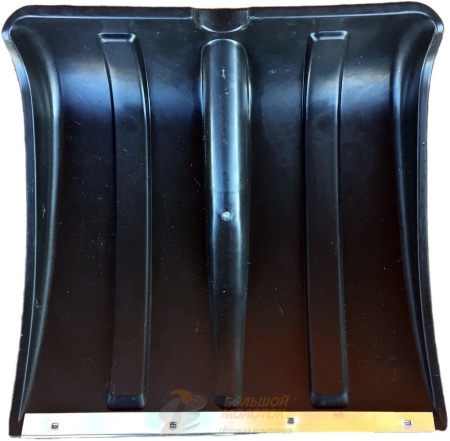 Лопата снегоуборочная пластм. с оц. планкой "Витязь" 380*360 д32 /10