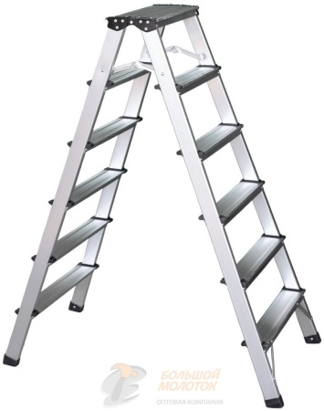 Стремянка метал. 6 ступеней 1,2м BT-6