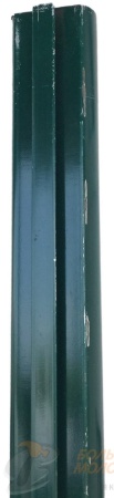 Труба для забора 2 м, вес 1.7 кг, толщина 1 мм, зелен. /5