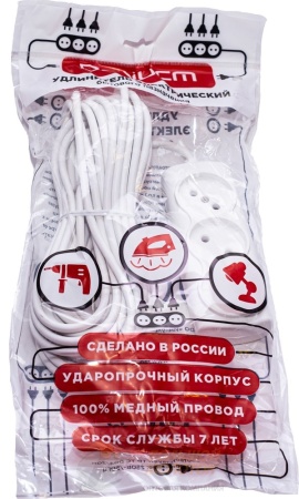 Удлинитель   СТАНДАРТ 10 м Р16-010 10А 3 гн ПВС 2*0,75 /25