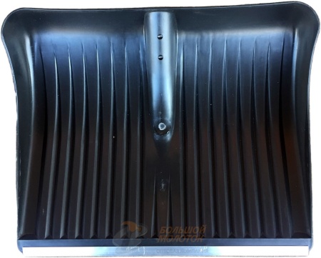 Лопата снегоуборочная пластм. с ал. планкой "№1" Д-36 500*400 /5