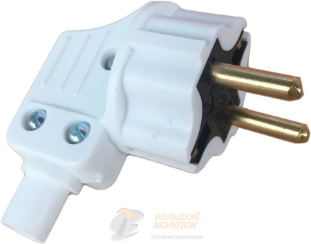 Вилка евро угловая В16-001 Беларусь 16А /350