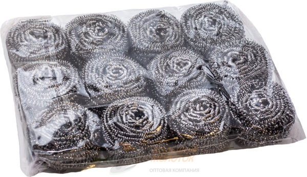 Сетка металлическая для посуды 12 шт. Hj-0006 /100