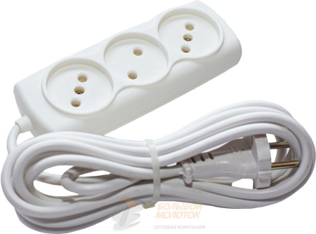 Удлинитель   СТАНДАРТ  3 м Р16-010 10А 3 гн ПВС 2*0,75 /45