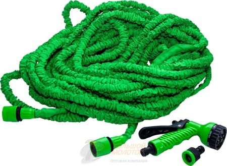 Чудо шланг поливочный 3Х с распылителем 25-75 метров /20-16 шт