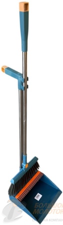 Совок + веник складной  метал.ручка /10 /40