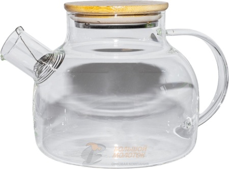 Заварник стекло 1л /48