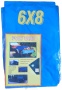 Тент ПХВ синий    6* 8 м (140 г/м2) /5