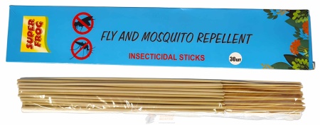 Палочки от комаров и мух Super Frog 30 шт /120-200