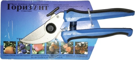 Секатор 190 мм с никелир. покрытием Горизонт С-41-7Н