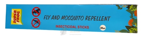 Палочки от комаров и мух Super Frog 30 шт /120-200