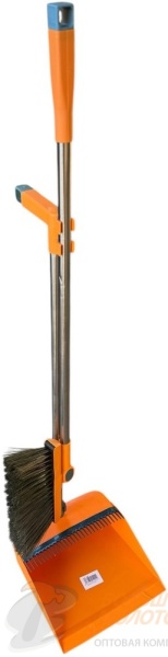 Совок + веник складной  метал.ручка /10 /40