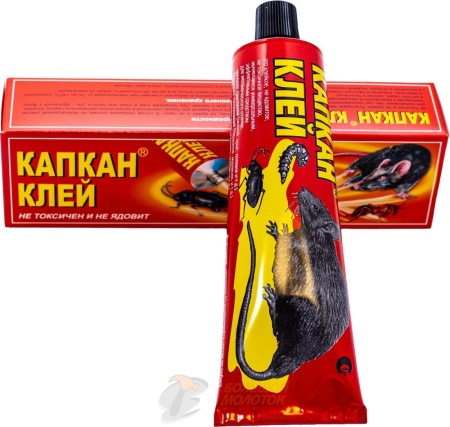 Клей для крыс и мышей, насекомых КАПКАН 135 гр. /50