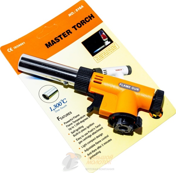 Горелка на газовый баллончик 516А /10 /100