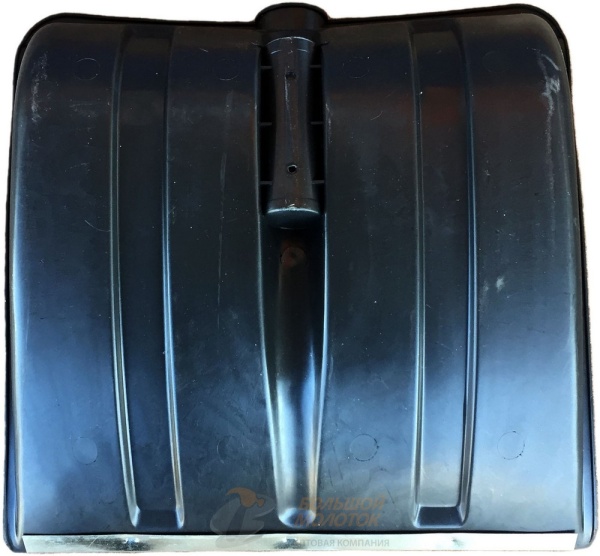 Лопата снегоуборочная пластм. с оц. планкой "Витязь" 380*360 д32 /10