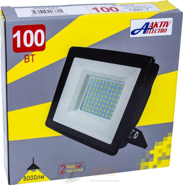 Прожектор светодиодный 100 Вт СДО-7-100 6500К IP65