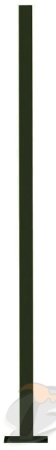 Столб 60*60 мм 2,0 м зел. с заглушкой и фланцем