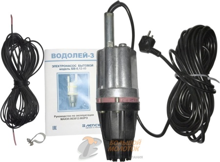 Насос "Водолей-3" 10 метров (нижний забор) г. Киров