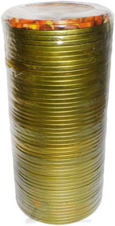 Крышка д/консерв. "Ассорти" лакированная /уп. 50 шт /600 шт