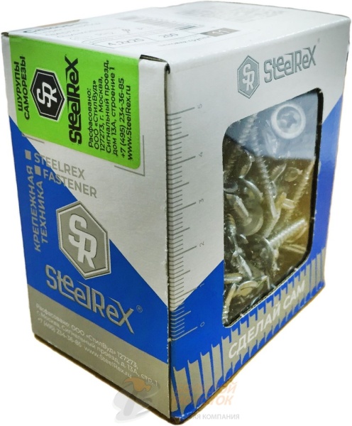 Саморез полусф. с прессшайб. МЦСП сверло 4,2*25 цинк 200 шт /32