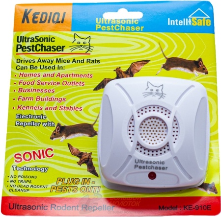 Отпугиватель ультразвук.от вредителей Ultrasonic Pestchaser  AI-610E 1/30/120