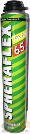 Пена монтажная "SPHERAFLEX MEGA 65 PRO" проф. 850 мл./12