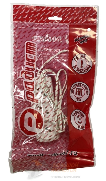 Удлинитель    ЭКОНОМ  1,5 м Р16-010 6А 3 гн ШВВП 2*0,75 /60