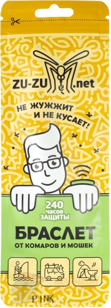 Защитный браслет от комаров и мошек ZU-ZU /20