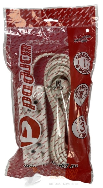 Удлинитель  ПРЕМИУМ 10 м с З.К. Р16-012 16А 3 гн ПВС 3*1 /20