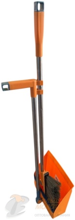 Совок + веник складной  метал.ручка /10 /40