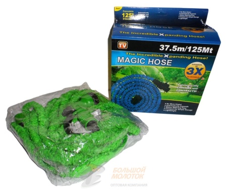 Чудо шланг поливочный 3Х с распылителем 12,5-37,5 метров /40-25 шт