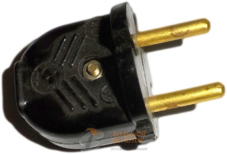 Вилка В6-001 разборная "плоская" л/ш, черная /600