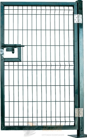 Калитка 1,5м*0,9 м, столбы 1,6 м с фланцем 