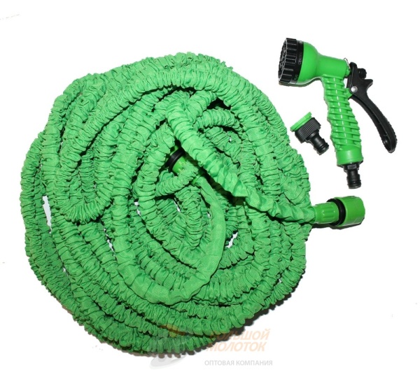 Чудо шланг поливочный 3Х с распылителем 17,5-52,5 метров /20-25-30 шт