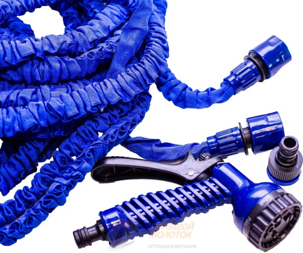 Чудо шланг поливочный 3Х с распылителем 20-60 метров /20 шт