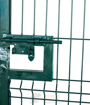 Калитка 1,5м*0,9 м, столбы 1,6 м с фланцем 