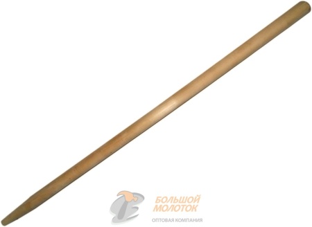 Черенок для лопат, вил, 40 х 1200 мм, в/с шлиф. /10 шт.