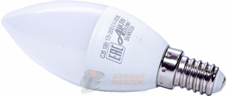 Лампа светодиодная LED- C37 10 Вт 175-265В Е14 4000K СВЕЧА /10 /100